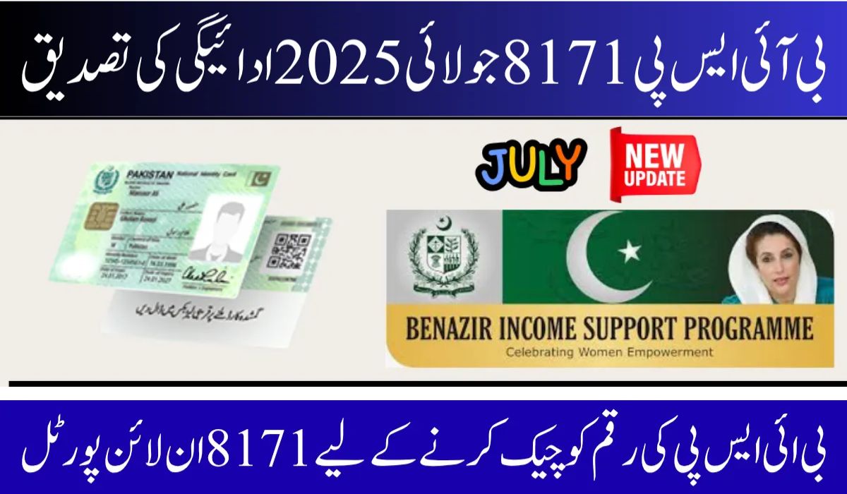 8171 Web Portal CNIC Check & BISP Payment Status Online – Updated 2025 Guide
